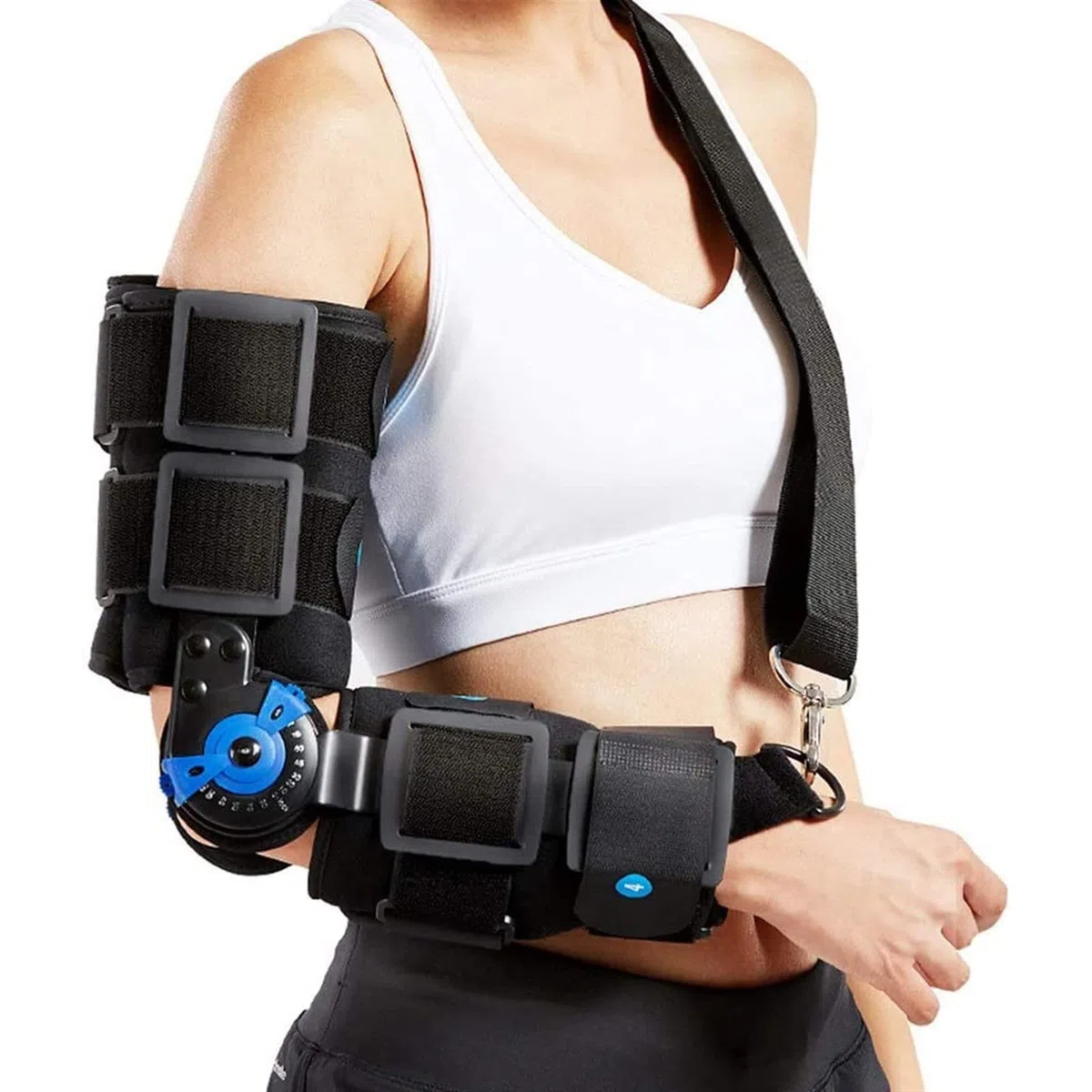 Einstellbare Ellbogenstütze, Schwenkbarer Bewegungsbereich, Schultergurtstabilisator Für Postoperative, Chirurgische Genesung, Bänder- Und Sehnenreparatur Und Orthesenausrichtungsluxationen